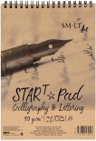 Скетчбук Smiltainis STAR T A5 для каліграфії та леттерінгу (коса лінія, на спіралі)