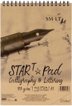Скетчбук Smiltainis STAR T A5 для каліграфії та леттерінгу (в крапку, на спіралі)