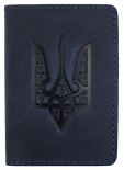 Обкладинка для ID-документів Turtle Класичний Герб України (темно-синя)
